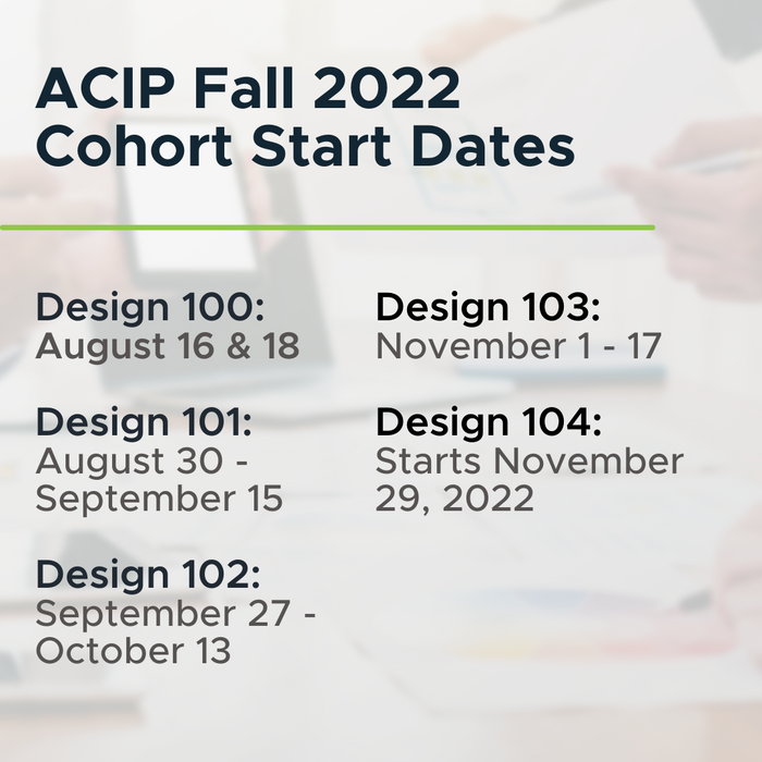 ACIP: e-Learning Instructional Design & Development Program