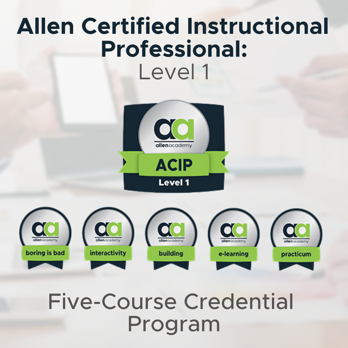 ACIP: e-Learning Instructional Design & Development Program