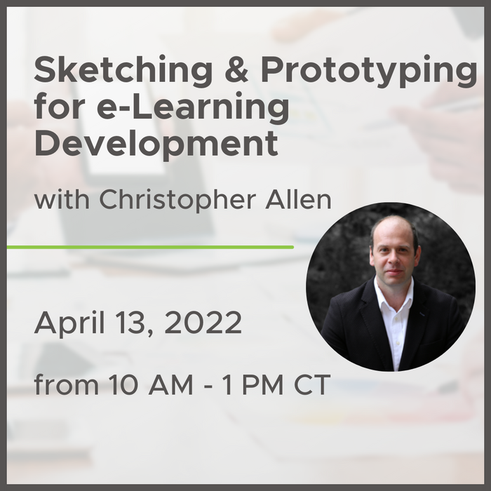 Sketching & Prototyping for e-Learning Development Workshop