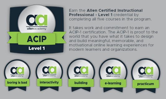 ACIP: e-Learning Instructional Design & Development Program - Allen Academy